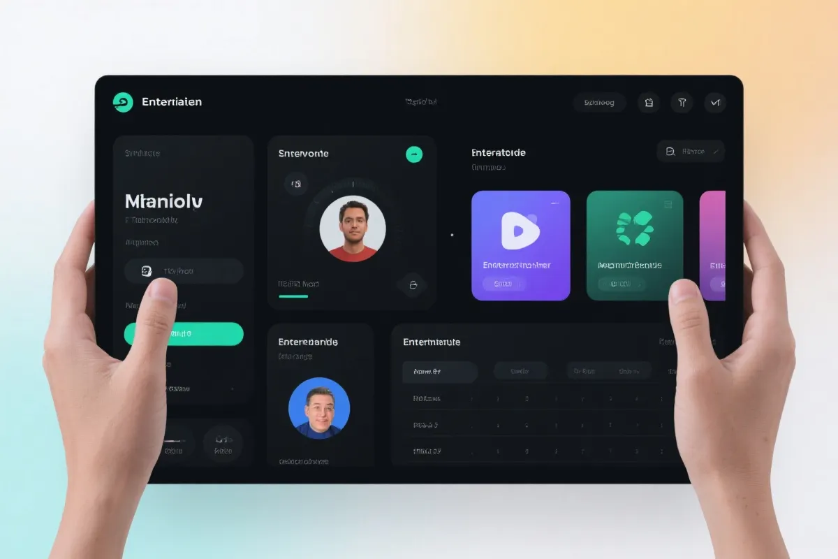 娱乐中心精选界面示意图